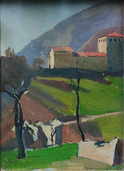 Jacques PEROTTO (1879-1937). Paysage à la...