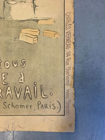 Lot d'affiches et documents comprenant :...