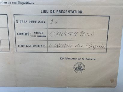Lot d'affiches et enveloppes comprenant :...