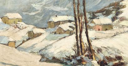 Francis CARIFFA (1890-1975). Fin d'hiver...