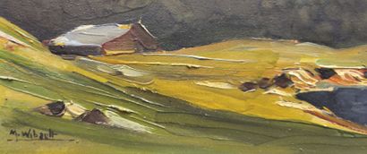 Marcel WIBAULT (1904-1998). Lac de la Cry...