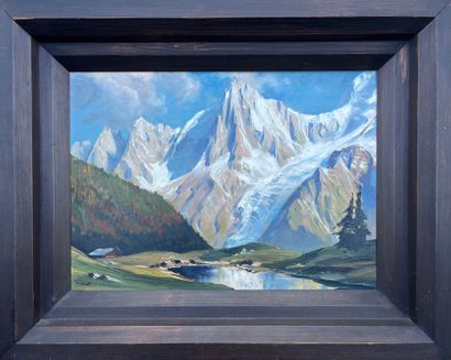 Marcel WIBAULT (1904-1998). Lac de la Cry...