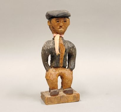 Homme à la pipe les mains dans les poches...