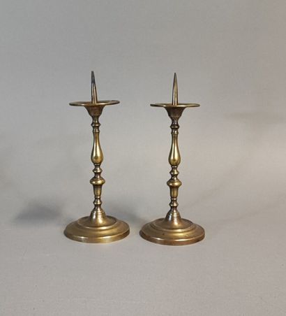 Bronze cross and bronze incense holder with...