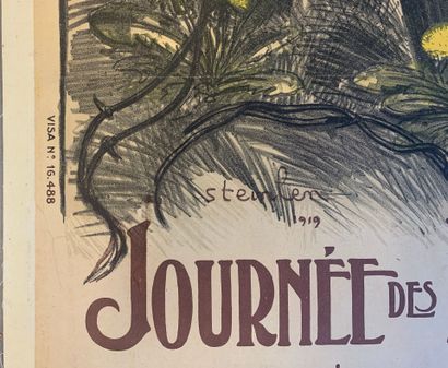 Lot de 4 affiches lithographiques comprenant...