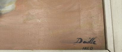 Amédée DAILLE (1896-1985). Bouquet de fleurs,...