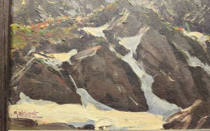 Marcel WIBAULT (1905-1998). Chamonix, Le...