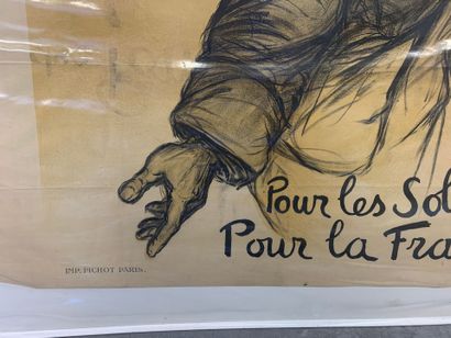 Lot de 4 affiches lithographiques comprenant...