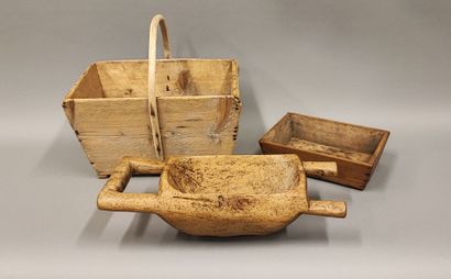 Set of wooden objects: drip basket - 39.5...
