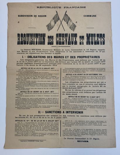 Lot d'affiches et enveloppes comprenant :...