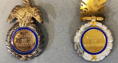 FRANCE. Deux médailles : - Second Empire....