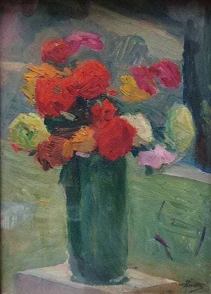 Jacques PEROTTO (1879-1937). Bouquet de fleurs
Huile...