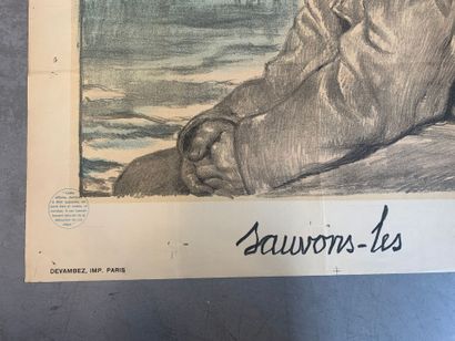 Lot de 5 affiches lithographiques comprenant...