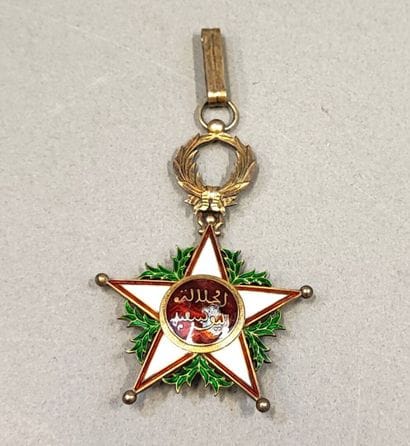 BENIN DAHOMEY, ordre de l'Etoile noire. Médaille...