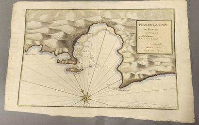 Jacques AYROUARD. Plan du Port de la Baye...