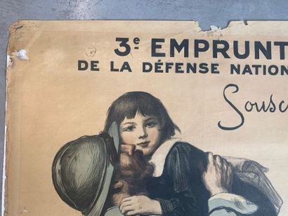 Lot de 4 affiches lithographiques sur les...