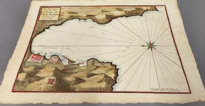 Jacques AYROUARD. Plan du Port de la Baie...