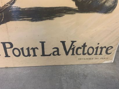 Lot de 3 affiches lithographiques comprenant...