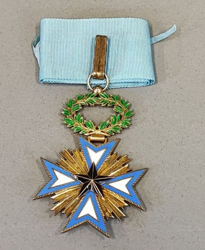 BENIN DAHOMEY, ordre de l'Etoile noire. Médaille...