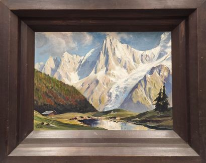 Marcel WIBAULT (1904-1998). Lac de la Cry...