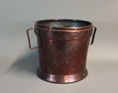 Set comprising an antique 17th-century copper...