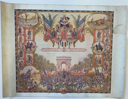 Lot de 5 affiches (dont 3 lithographiques)...