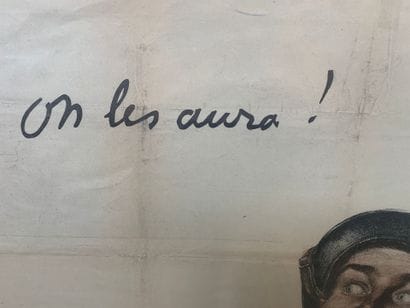 Lot de 4 affiches lithographiques sur les...