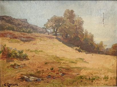 Clovis Frédéric TERRAIRE (1858-1931). Paysages...
