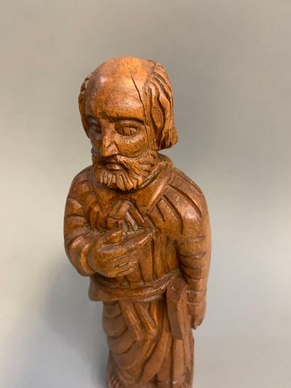 20th century school. Statuette of Saint Joseph...