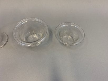 Suite of 19th century glassware including...