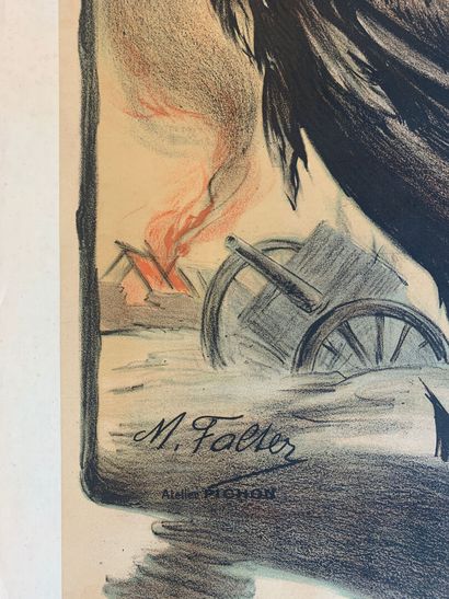 Lot de 5 affiches (dont 3 lithographiques)...