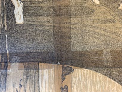 Lot de 4 affiches lithographiques comprenant...