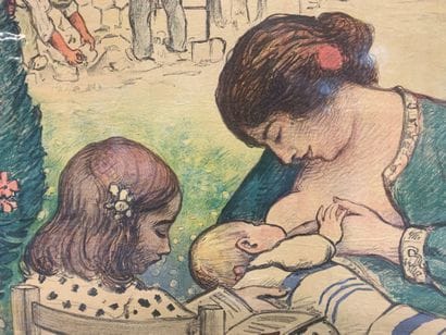 Lot de 3 affiches lithographiques comprenant...