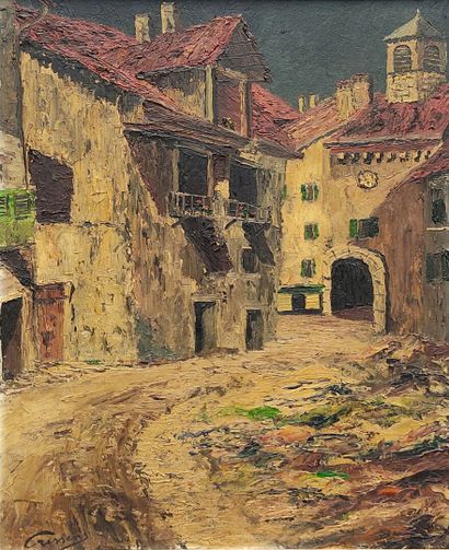 CRESSENS (Ecole du XXème siècle). Passage...