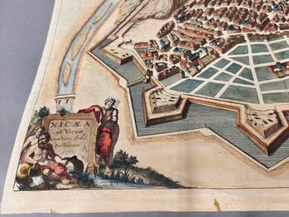 Johannes BLAEU. Nicaea ad Varum. Projet de...