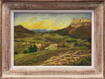 Emile SIMONOD (1893-1977). Entremont le Vieux,...