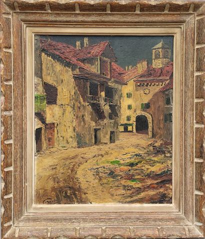 CRESSENS (Ecole du XXème siècle). Passage...