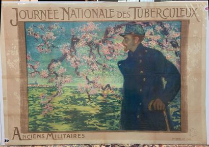 Lot de 4 affiches (dont 3 lithographiques)...