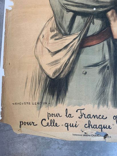 Lot de 4 affiches lithographiques sur les...