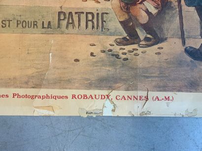 Lot de 5 affiches (dont 3 lithographiques)...
