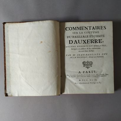 NÉE DE LA ROCHELLE (Jean-Baptiste). Commentaires...