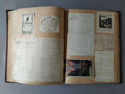 [Autographs]. [Burgundy]. Collection compiled...