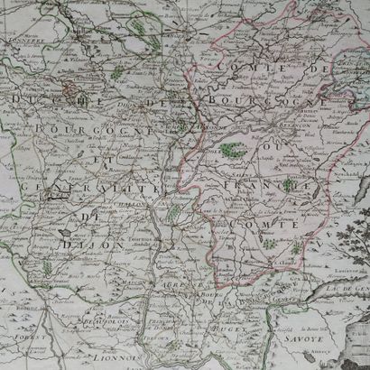 [Geographical map. Burgundy]. BRION DE LA...