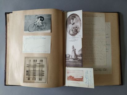 [Autographs]. [Burgundy]. Collection compiled...