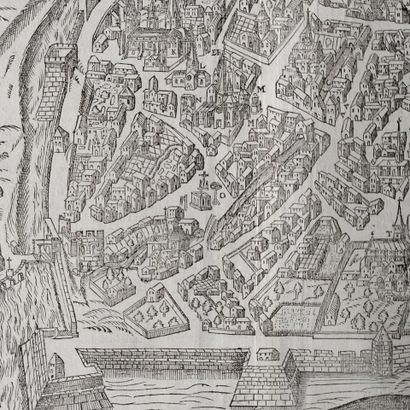 [Dijon map]. BREDIN (Everard). Diion [title...