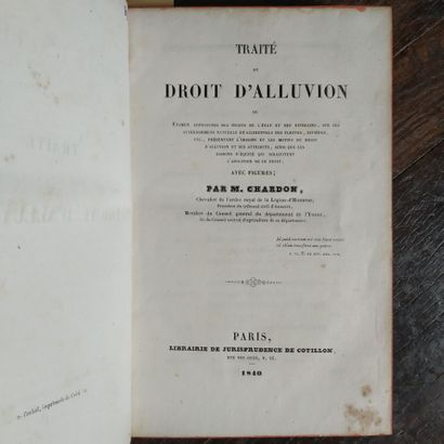 CHARDON (Olivier Jacques). Traité du droit...