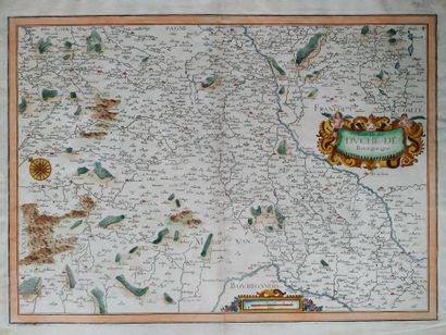 [Geographical map. Burgundy]. [BERTIUS (Pierre);...