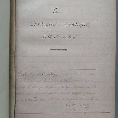 [Manuscript]. [DURU (Louis-Maximilien)]....