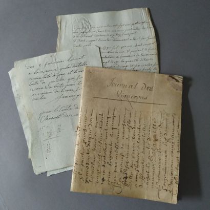 [Manuscript]. [Viticulture. Bourgogne]. WINEGROWERS'...
