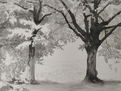 [Drawing. Burgundy]. GUILLON (Adolphe)
Set...
